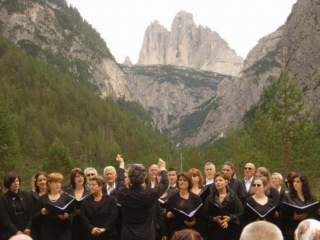 Zona delle Tre Cime nelle Dolomiti - 22° Alta Pusteria Int. Choir Festival